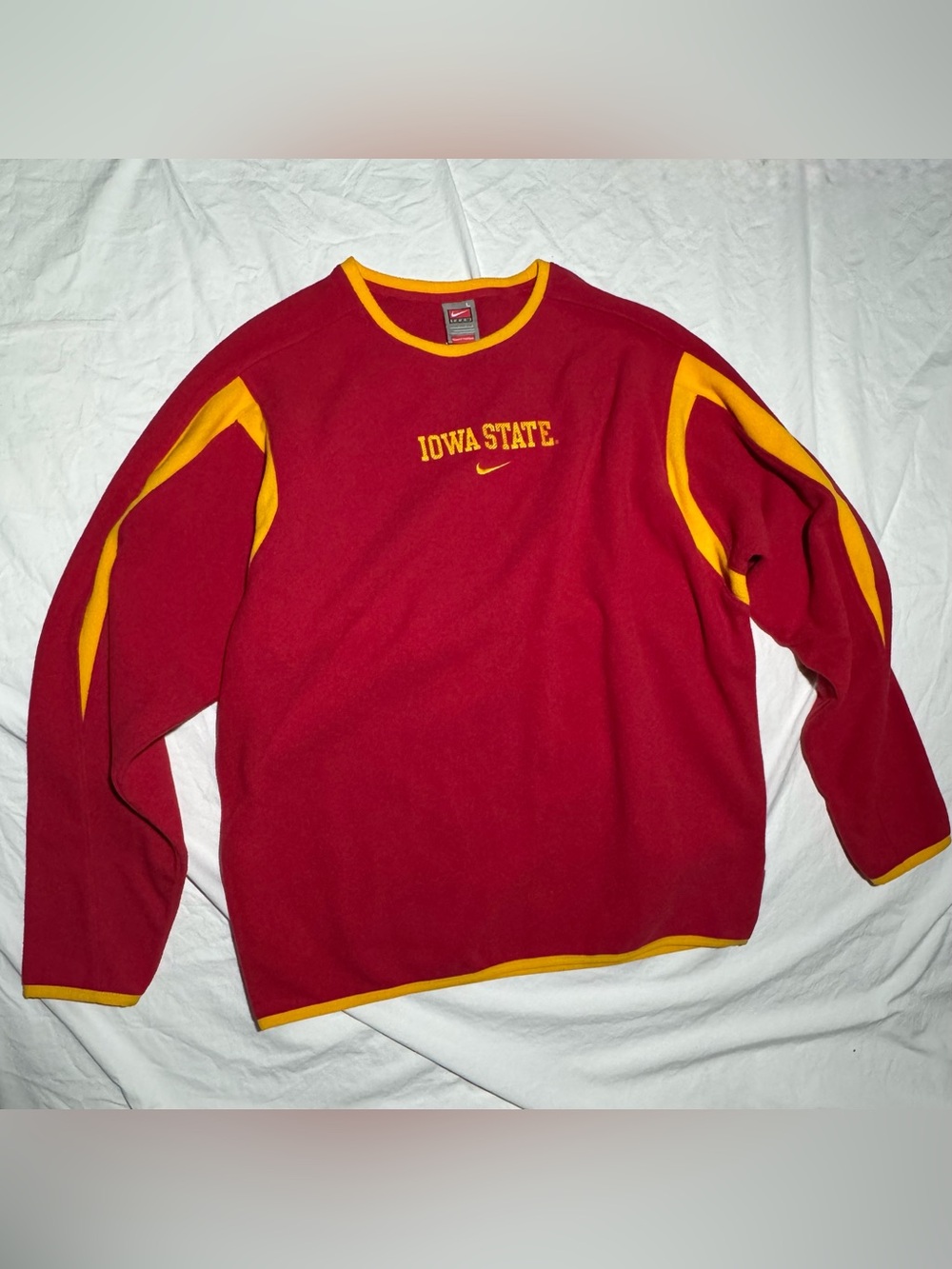 Vintage NIKE Iowa State Cyclones Fleece Sweatshirt Men’s Size Large